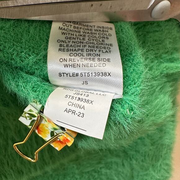 FRESHMAN 1996 | Women's Kelly Green Cardigan Tank Skirt 3 Pc Set NEW 90s Y2K S - Picture 8 of 8